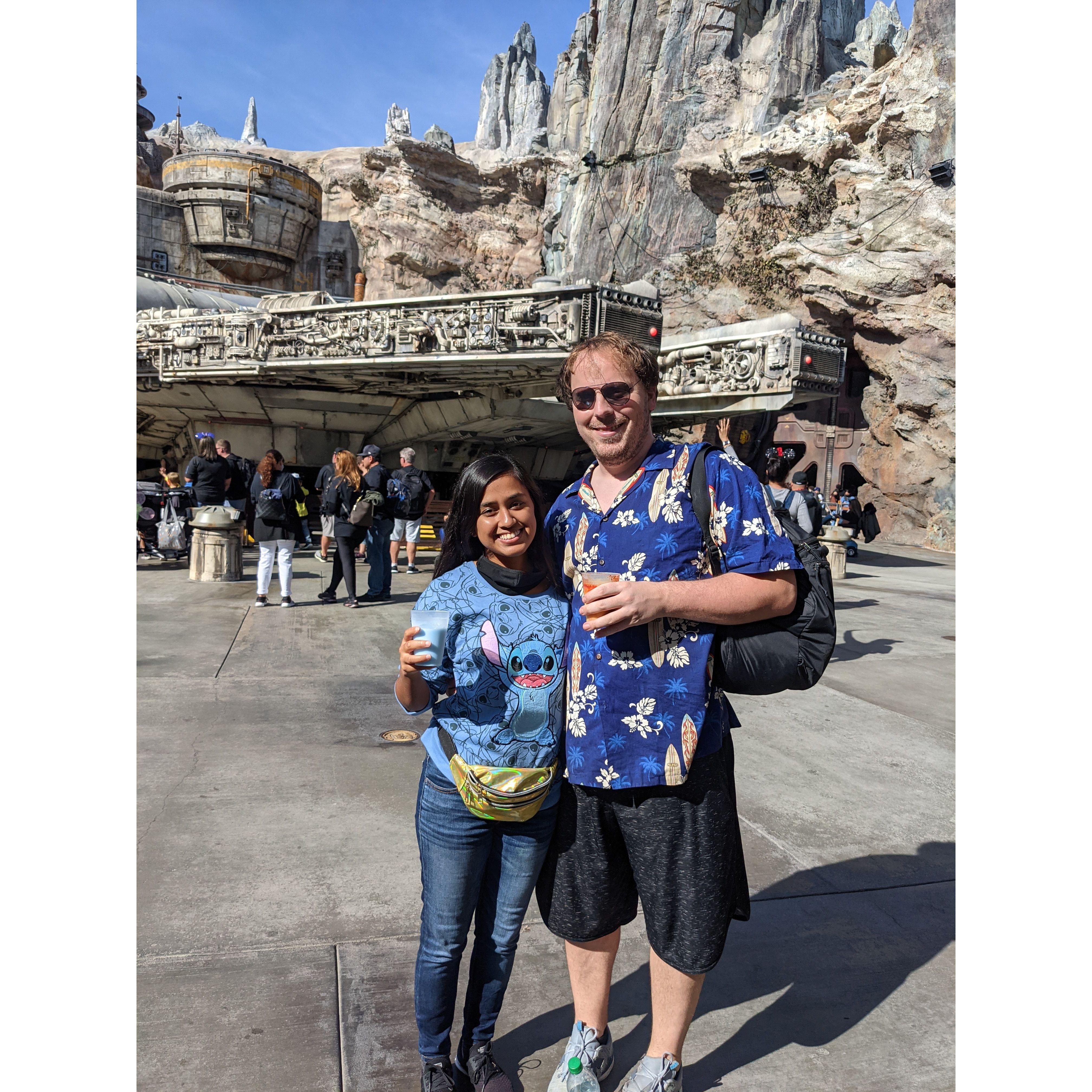 Getting ready to rid the Rise of the Resistance at Disney Land