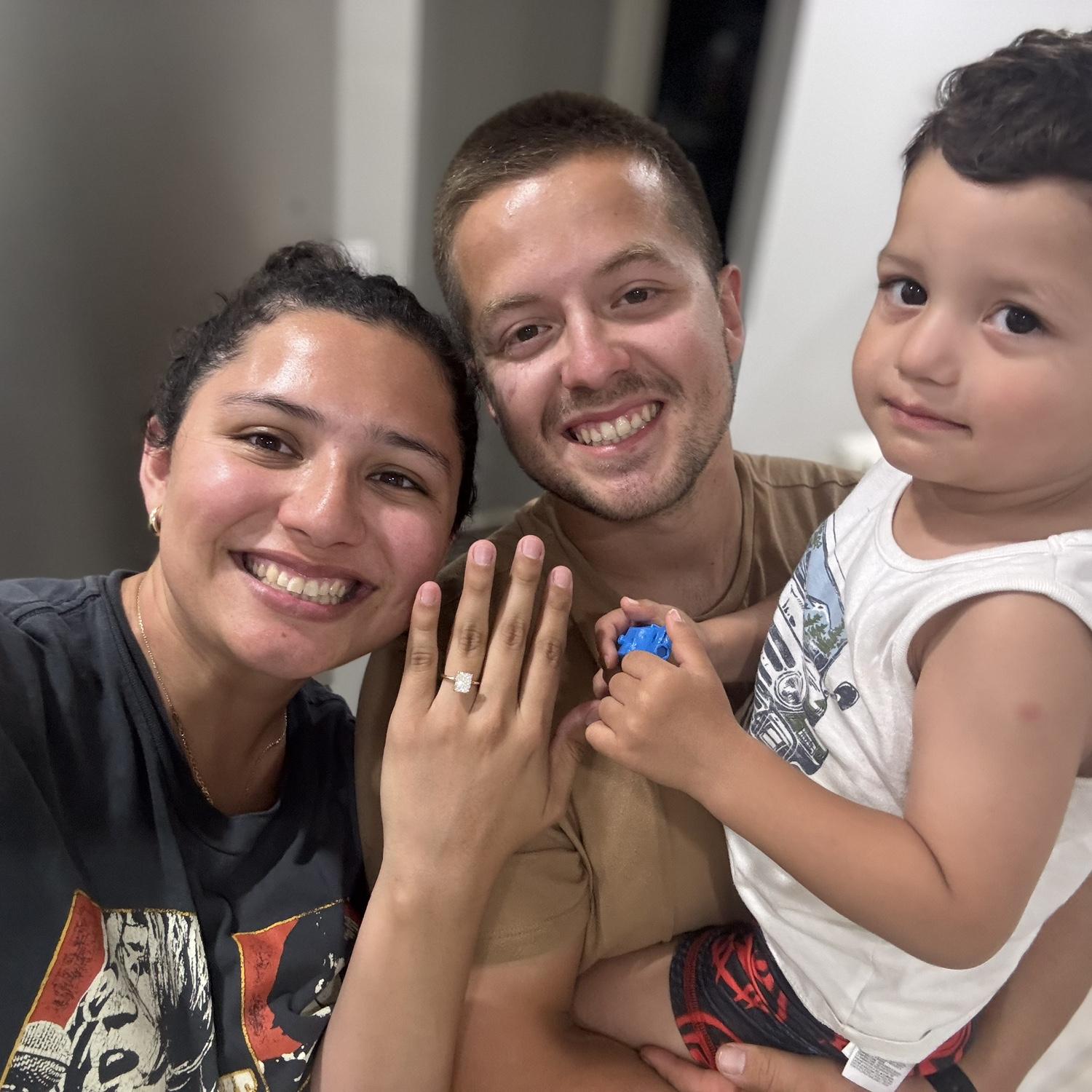 the day we got engaged!