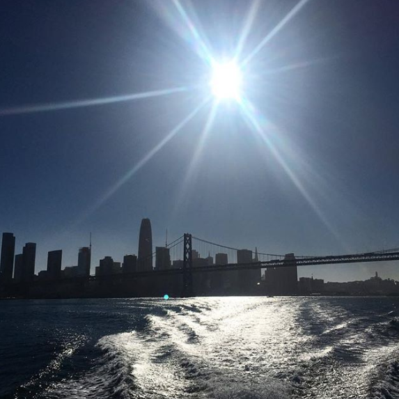 Ferrying across the Bay (not a bad work commute!)