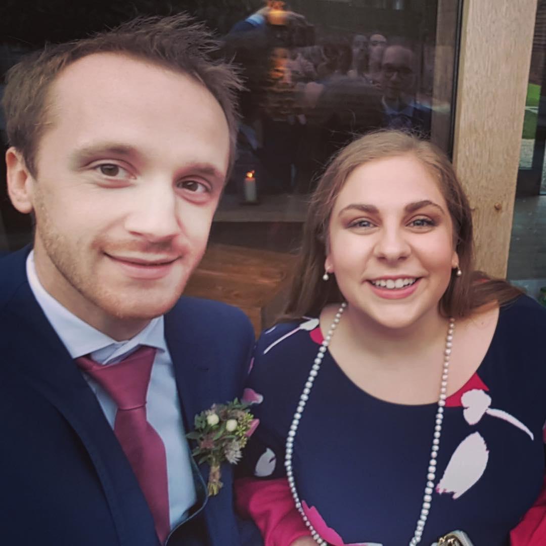 Rich and Claire's wedding. Our first "event" together