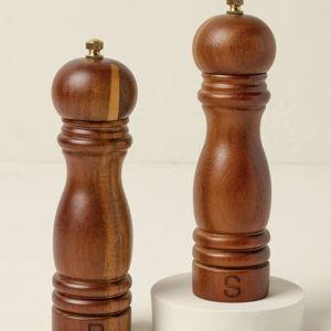 Wood Salt & Pepper Grinder Set
