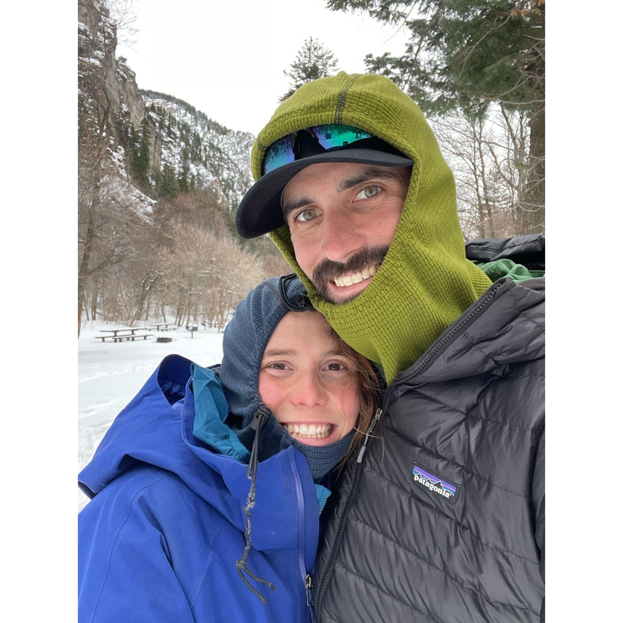 Our first picture together in January 2022!