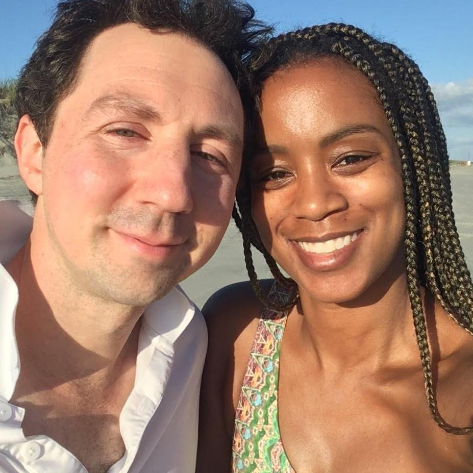 Beach babes on a family vacation with Matthew's parents (September 2020)