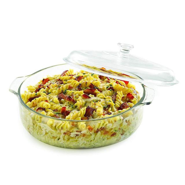 Simax Casserole Dish Set, Set of 3 Casserole Dish with Lid, Round Glass  Cookware, Borosilicate Glass, Made In Europe 0.75 Quart, 1 Quart and 1.5  Quart