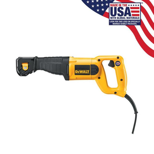 DEWALT 10-Amp Keyless Variable Speed Corded Reciprocating Saw