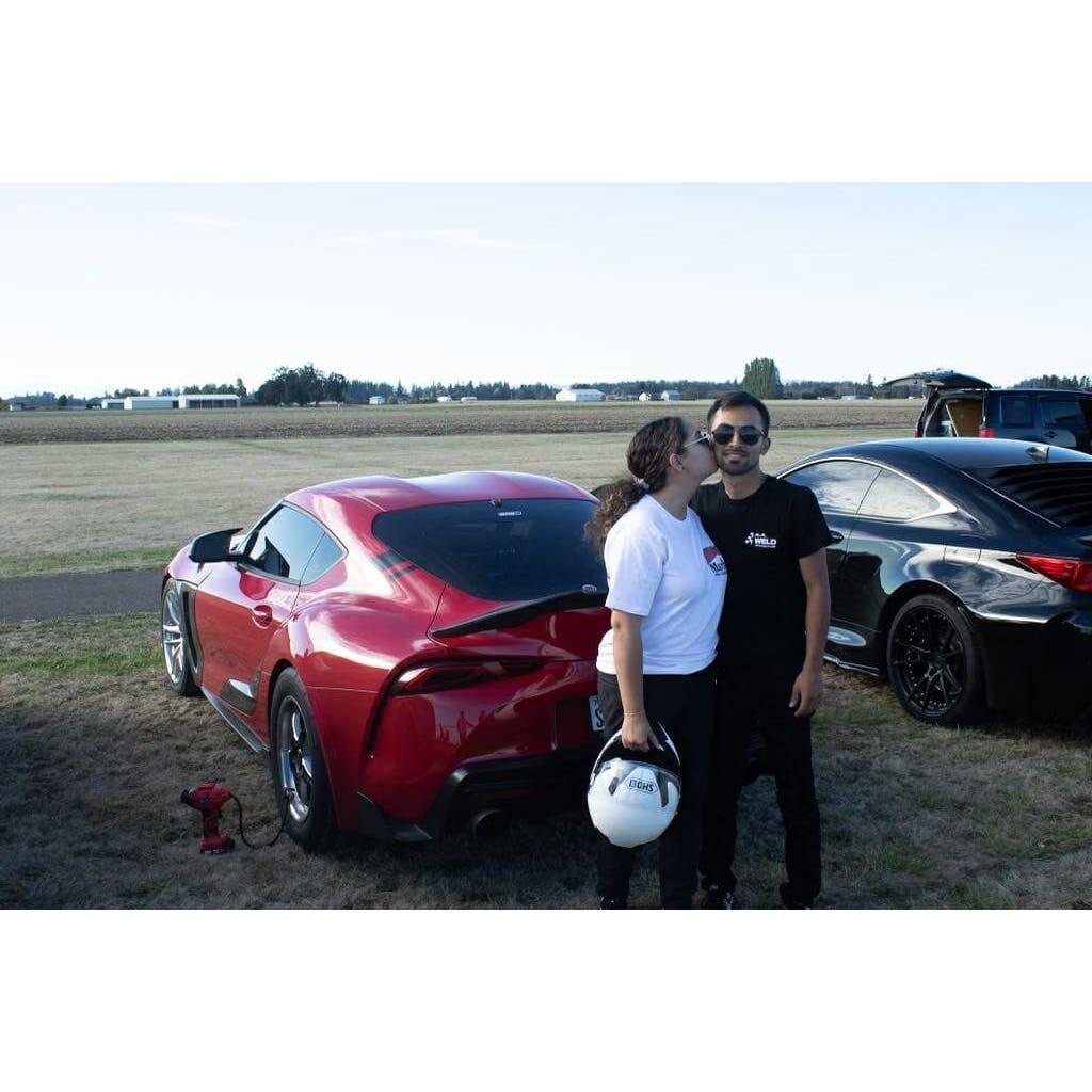 At Woodburn race track.
