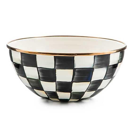 Courtly Check Enamel Everyday Bowl - Small