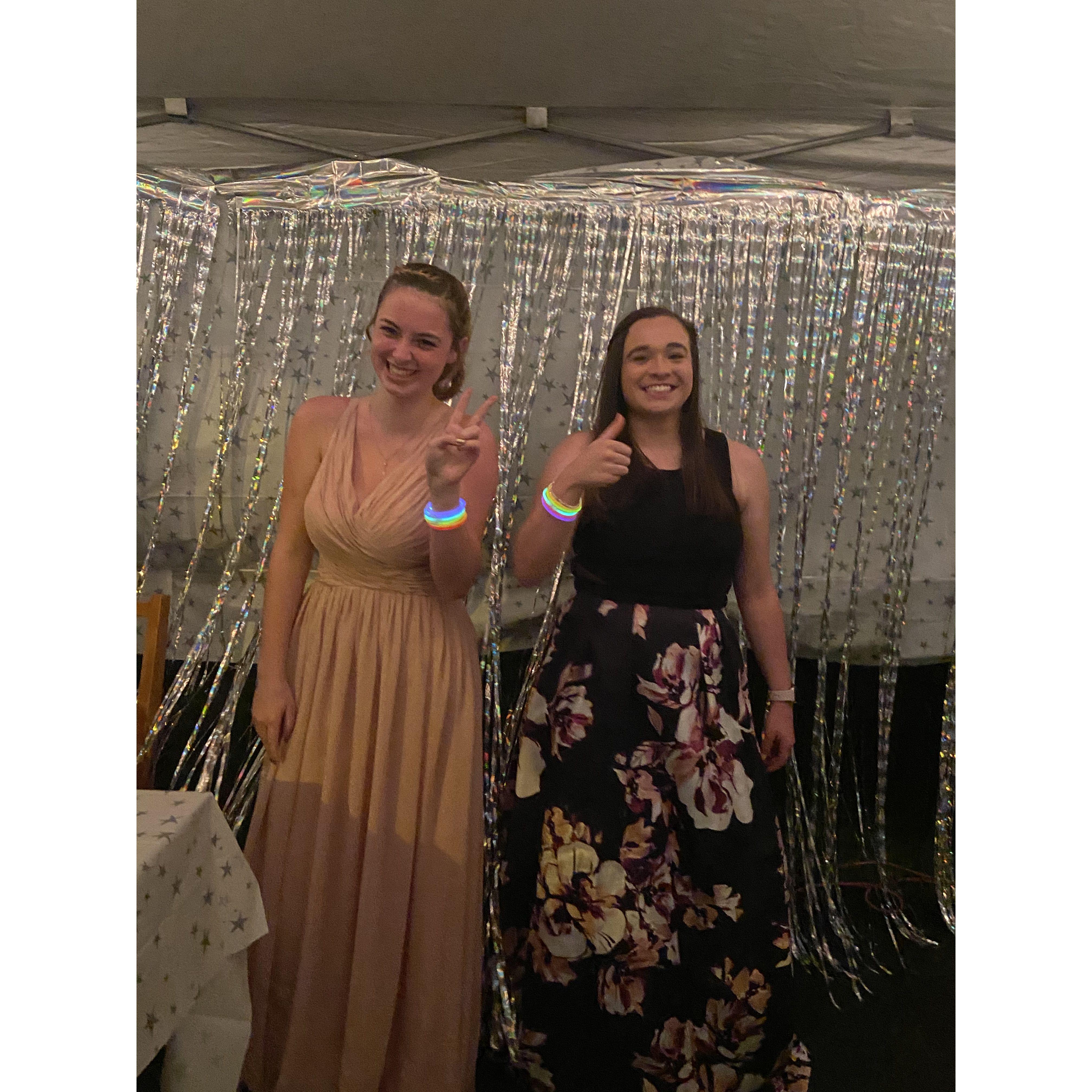 Allie's senior prom- COVID style