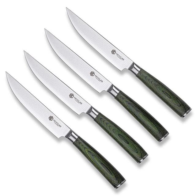 ELBERT Series 4-Piece Fine-Edge Steak Knife Set, Forged German