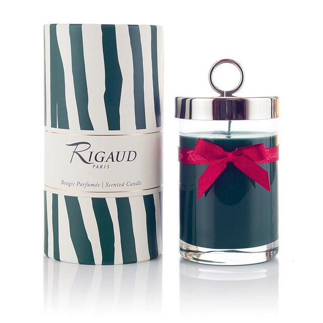 Rigaud Cypres Large Scented Candle – 230g, Made in France