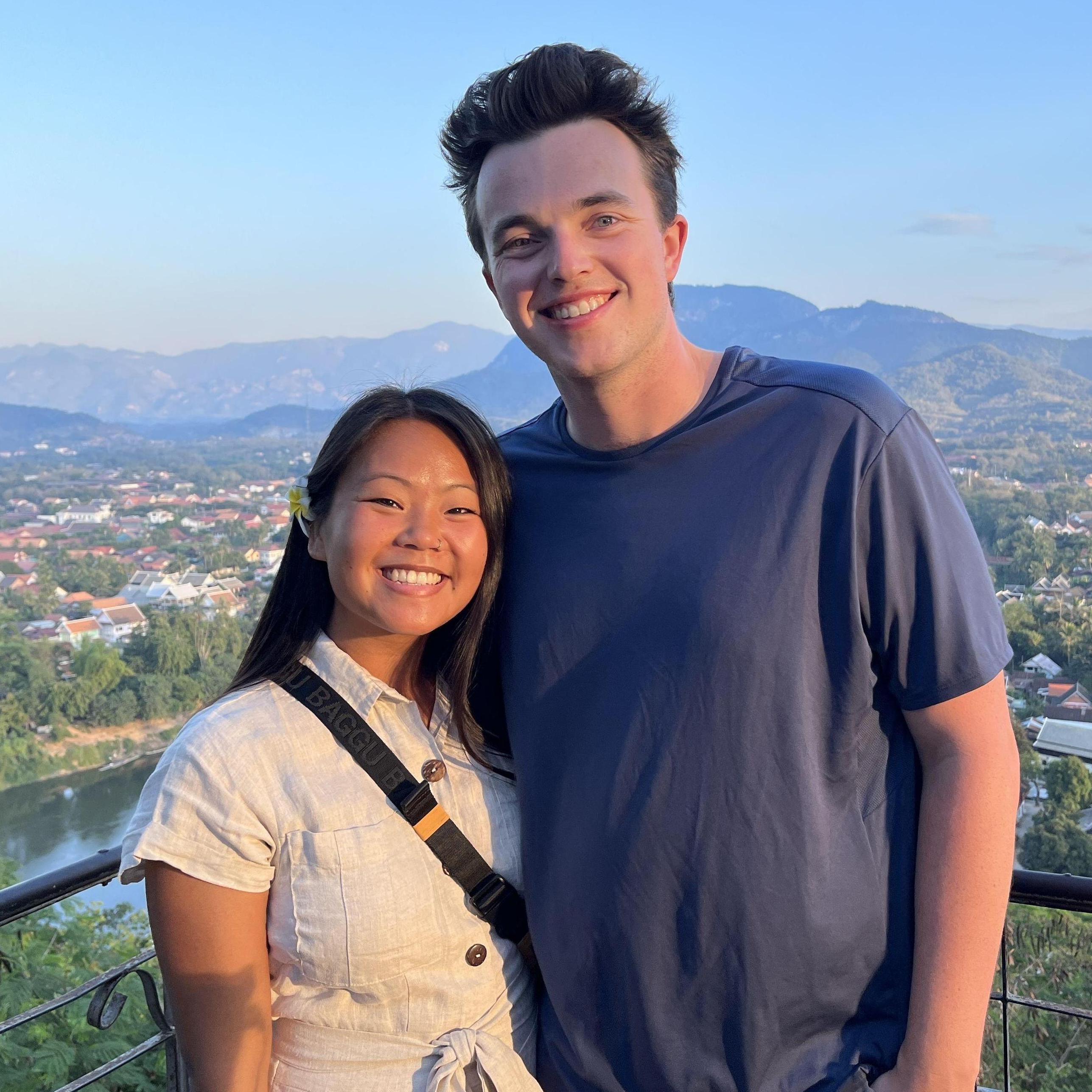 December 2023 | Views from Phousi Hill in Luang Prabang, Laos.