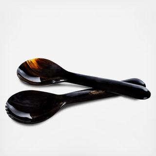 Horn Serving Spoon, Set of 2
