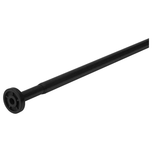 AVESJÖN Shower Curtain Tension Rod, Black 47-79 "