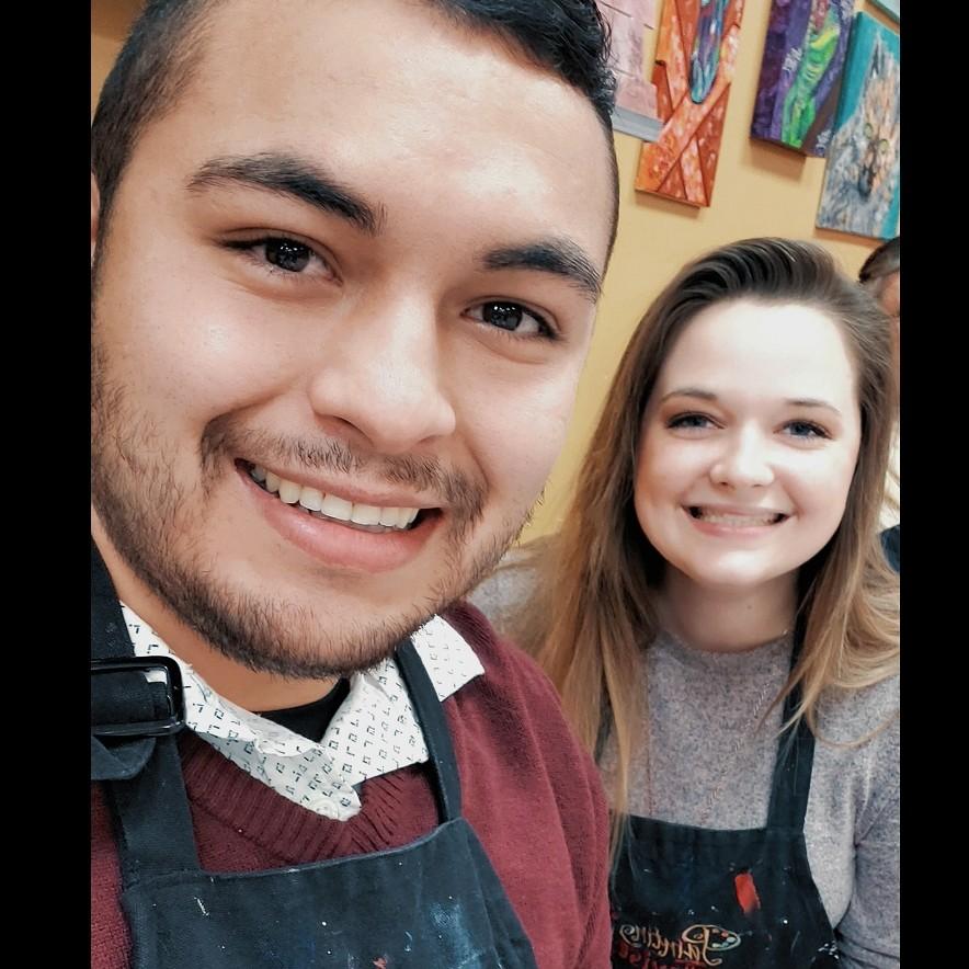 On this night, we had a double date with Faith's parents. After eating at Olive Garden, we all took a painting class at Painting with a Twist. It brought us so much joy and laughter.