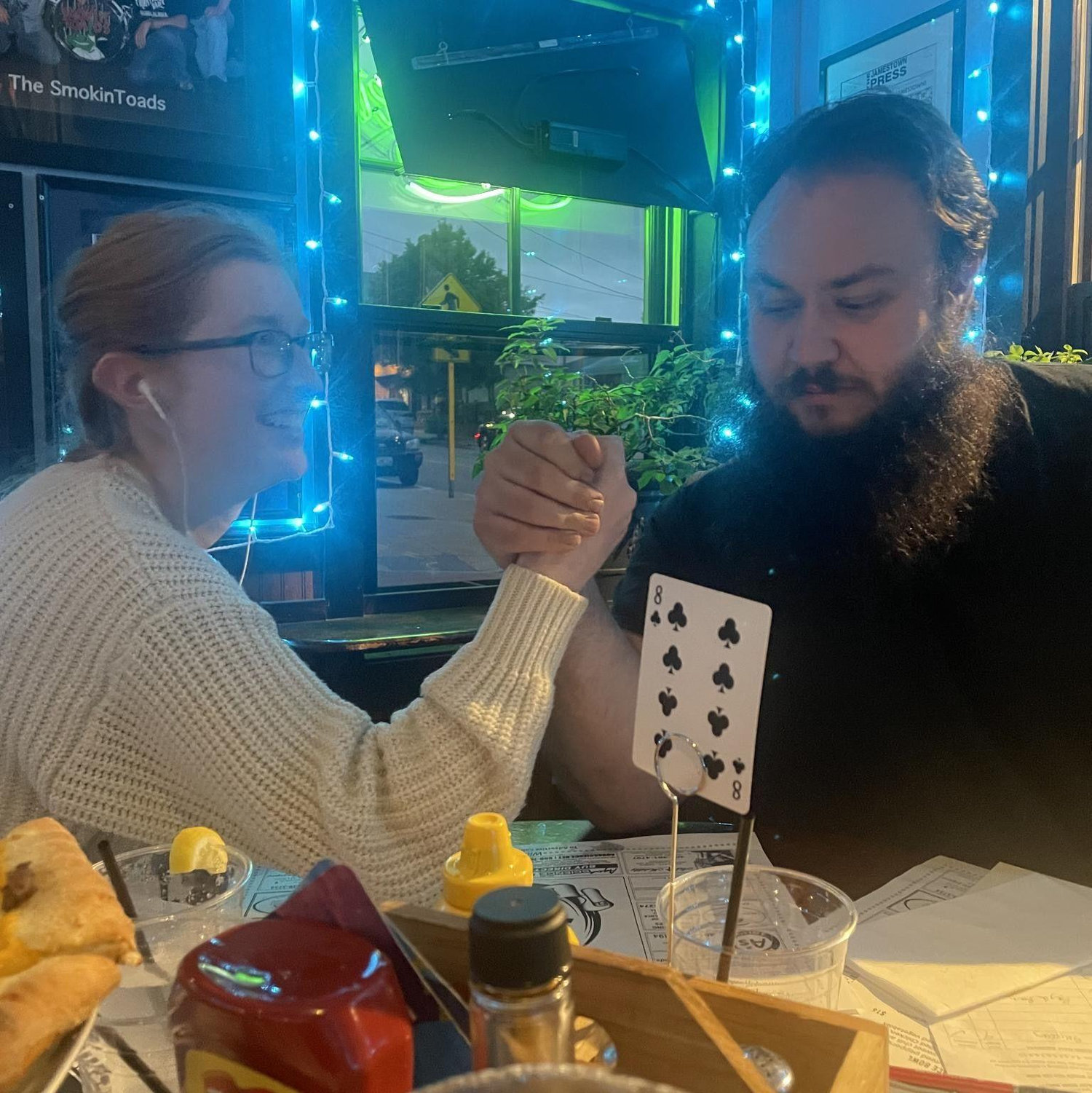 She challenged. He won.