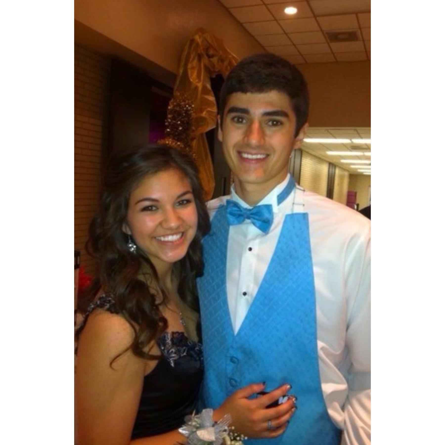 Benjamin's Junior Prom. Bianca was one of the few who got to go to Prom all 4 years of high school ;)