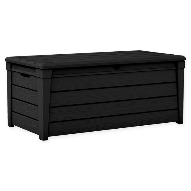 Keter Brightwood 120-Gallon Deck Box in Grey