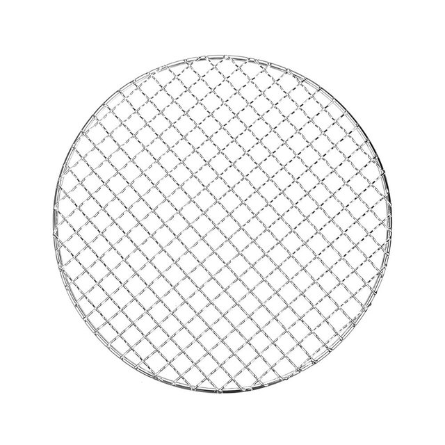 M METERXITY Cooling Rack, 10" Round Stainless Steel Baking Rack for BBQ/Cooking/Roasting/Grilling/Steaming/Drying, Wire Cooling Rack for Baking [Silver]