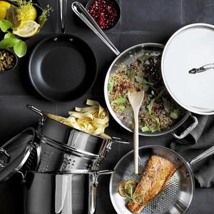 All-Clad Stainless-Steel 7-Piece Healthy Cookware Set