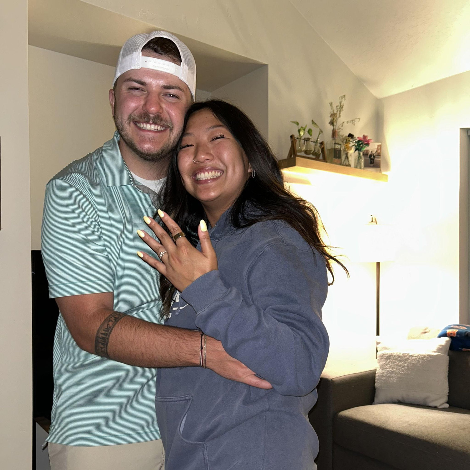The night we got engaged
