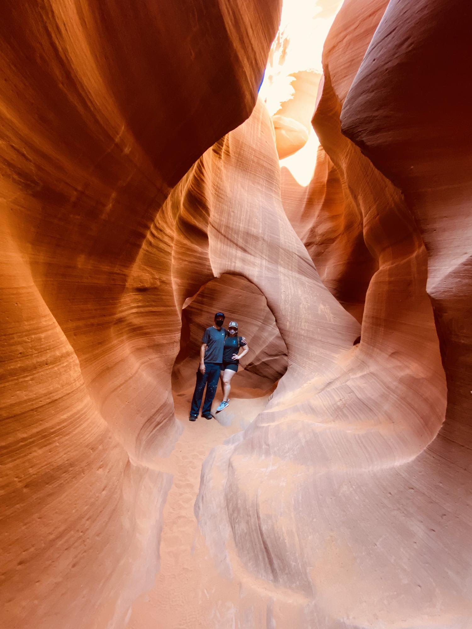 Bridal arch @ antelope canyon