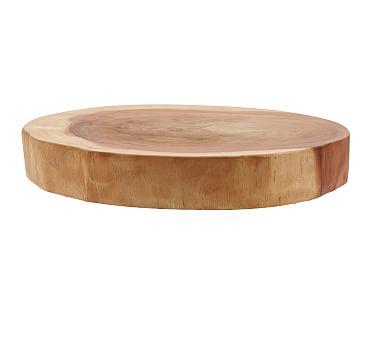 Wood Slab Cheese Serve Board