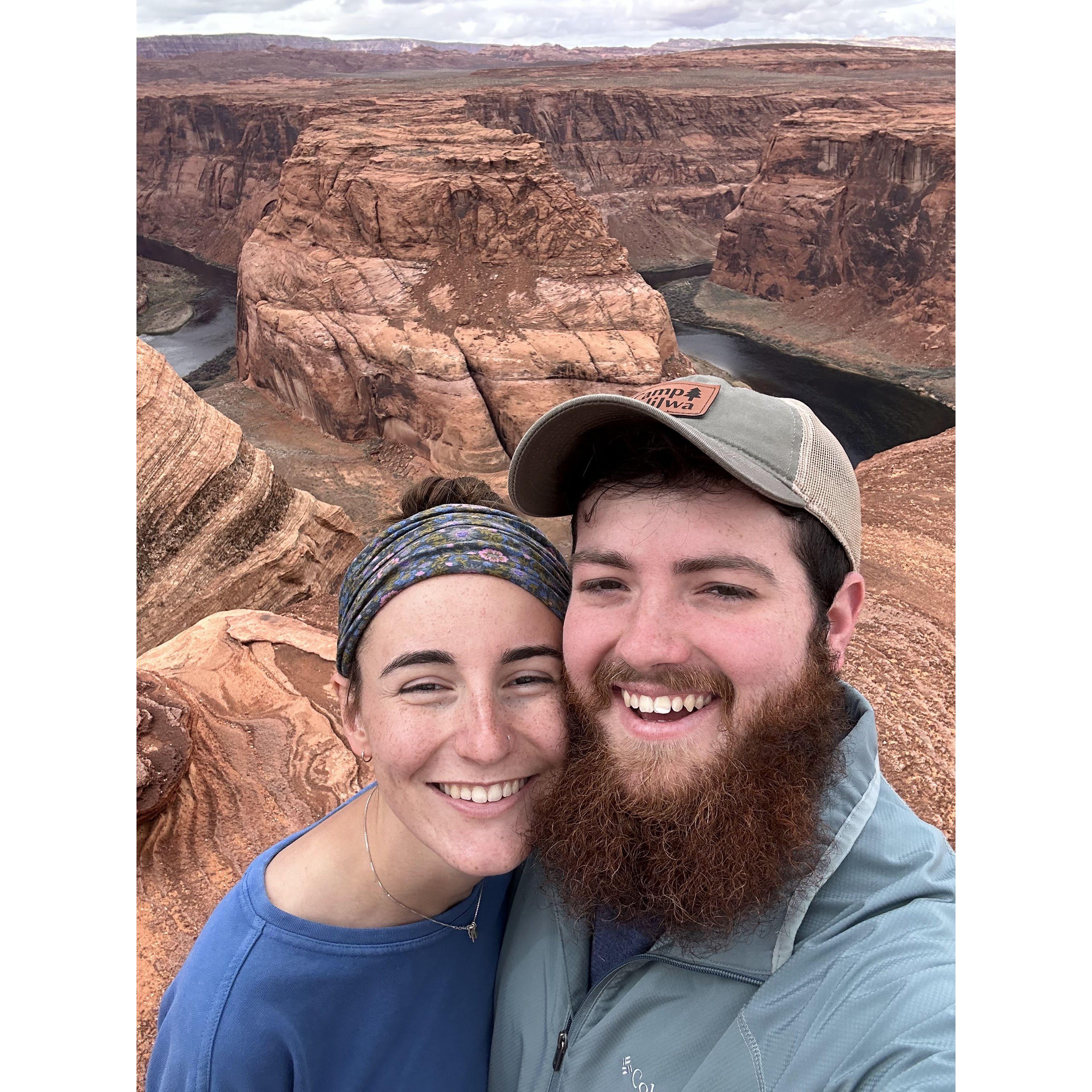 3/16/24. Horseshoe Bend in Page, Arizona.
