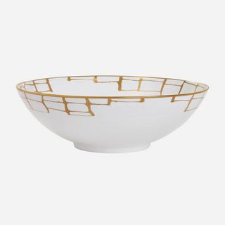 Alligator Gold Serving Bowl