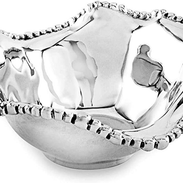 Beatriz Ball Organic Pearl Sauce Bowl, Metallic