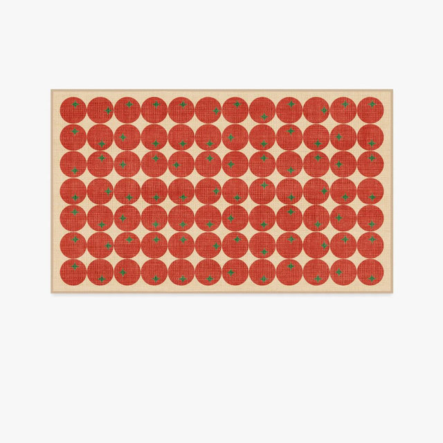 Pomodoro All-Over 3x5 Re-Jute Rug by Dan Pelosi | Ruggable