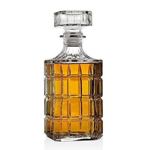 Whiskey Decanter for Scotch Liquor Bourbon or Wine - 750ml