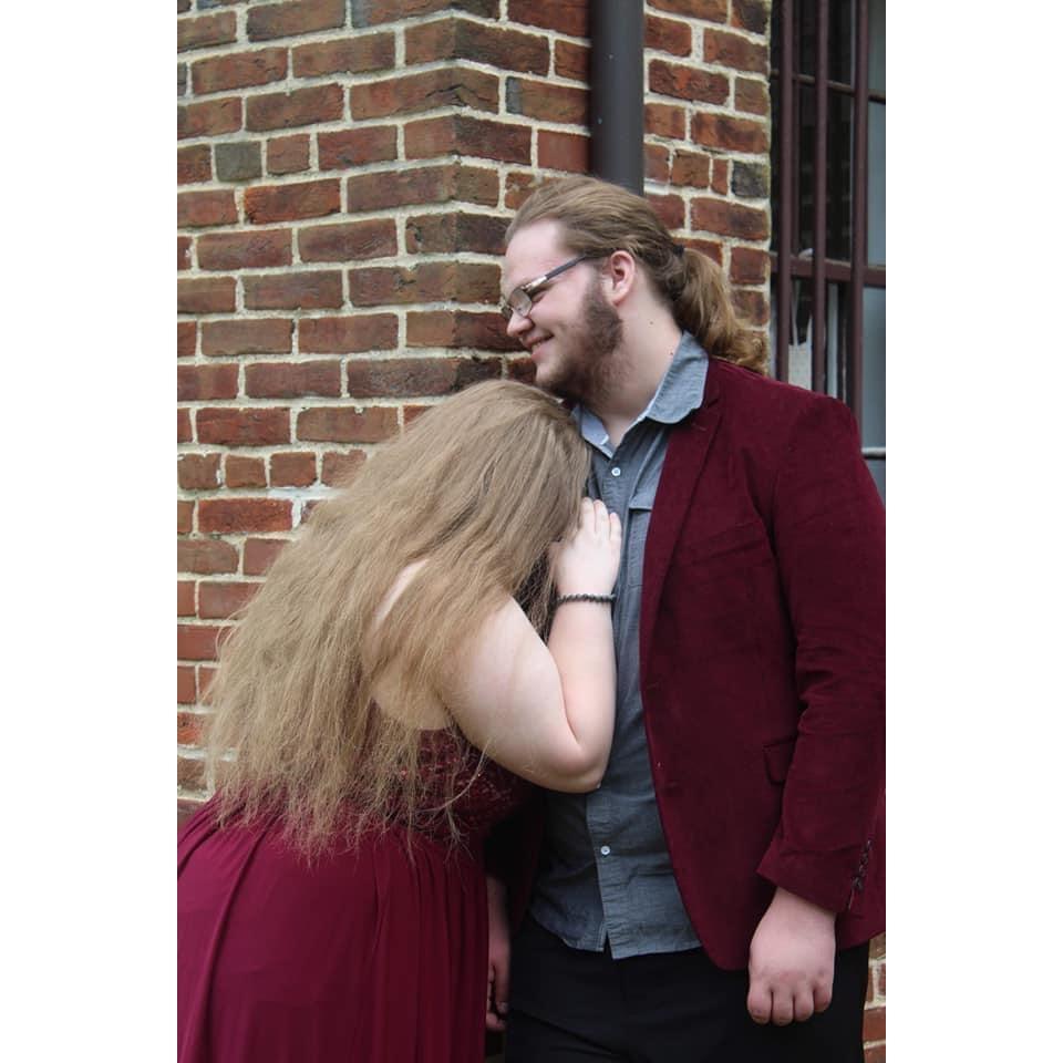 We didn't have a prom so we took our own "Virtual" prom photos.