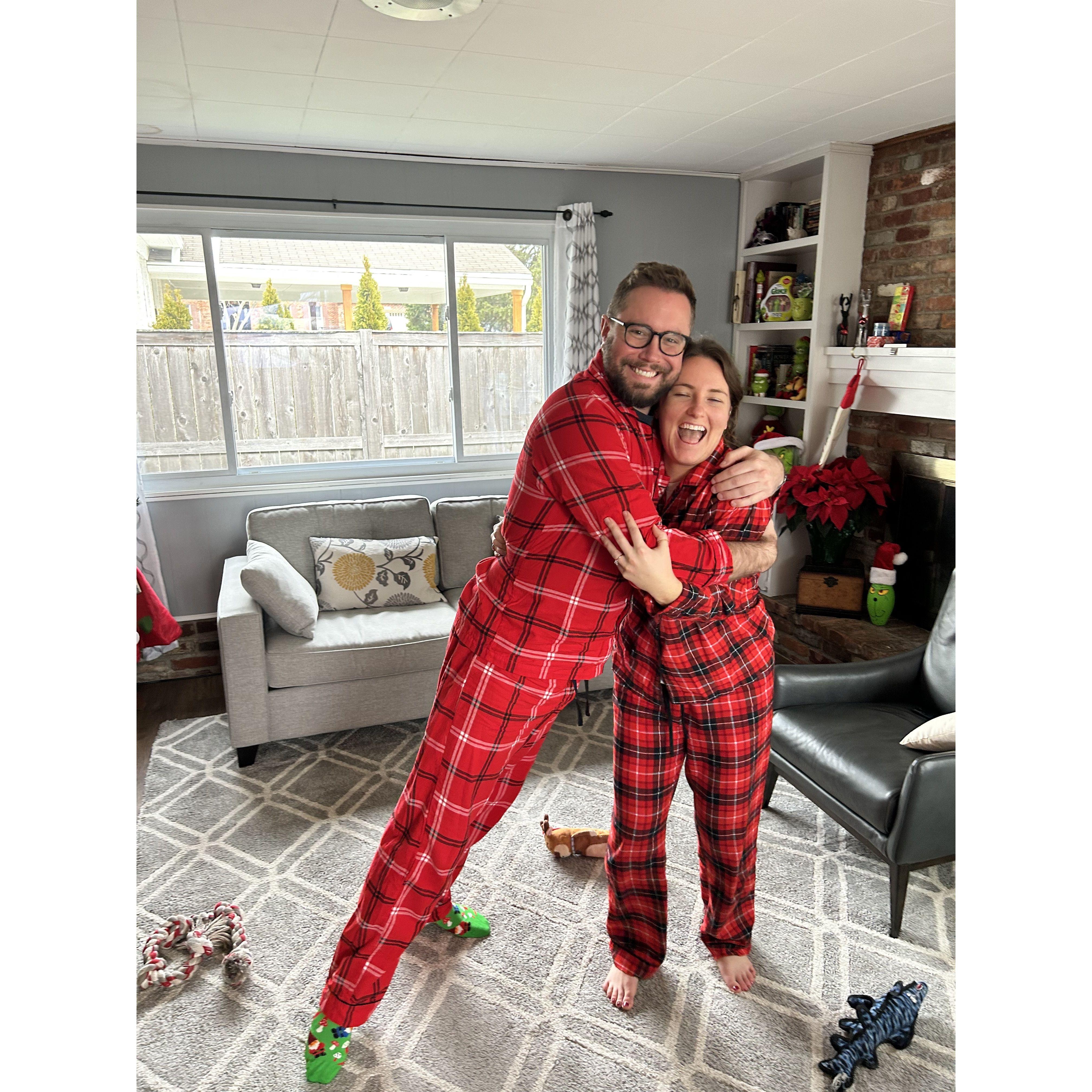 Matching Christmas pjs! New annual tradition?