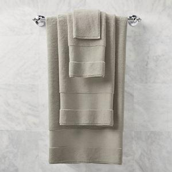 Frontgate Resort Collection Turkish Cotton Wash Cloths (Set of 2): Cobblestone