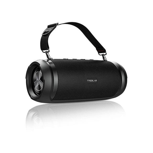 TREBLAB HD-Max - Big Loud Bluetooth Speaker - 50W, 20H Battery, Powerbank, TWS, IPX6 Waterproof | Loud Portable Speaker with Deep Bass | Wireless Outdoor Speakers w/Type-C Connector & Carrying Strap