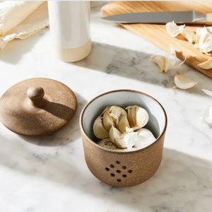 Handmade Ceramic Garlic Keeper by Sawyer Ceramics, Stoneware