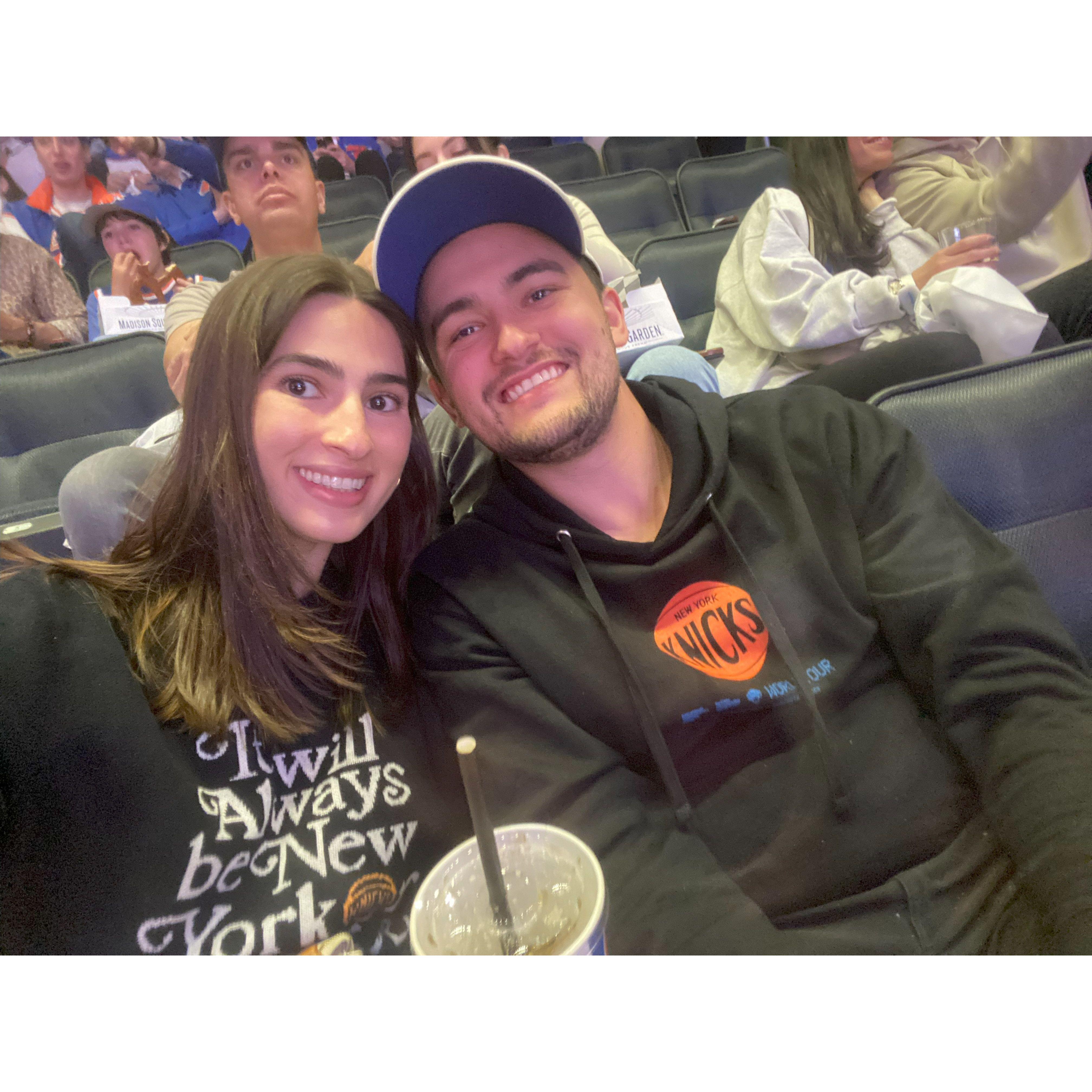 One of our many date nights at MSG!