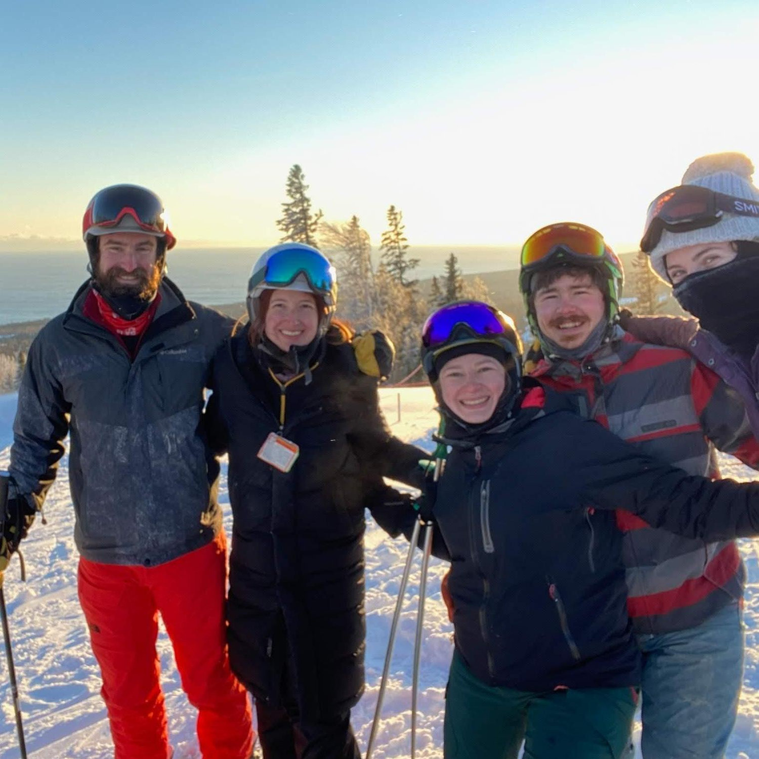 Skiing with friends!