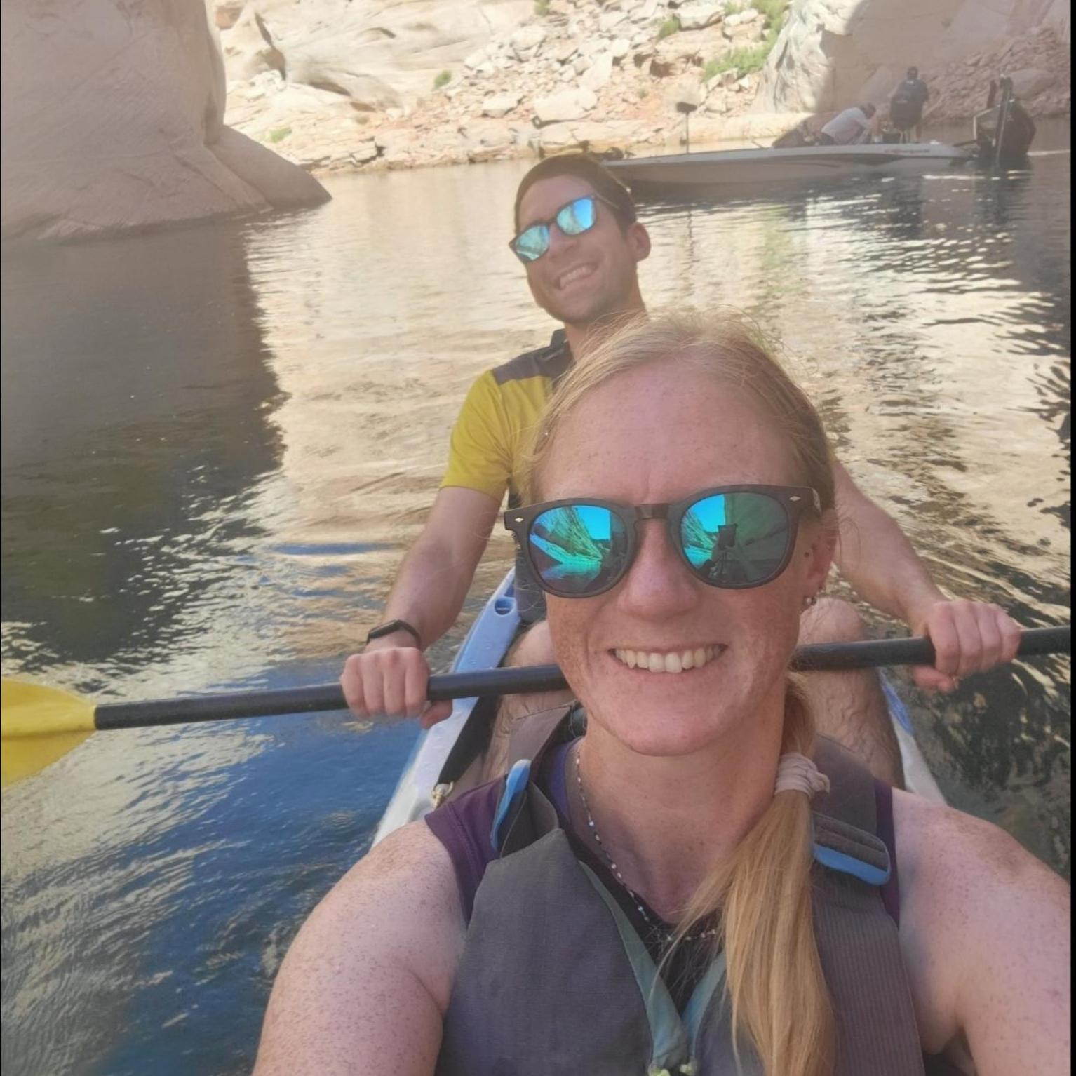 Kayaking in Antelope Canyon