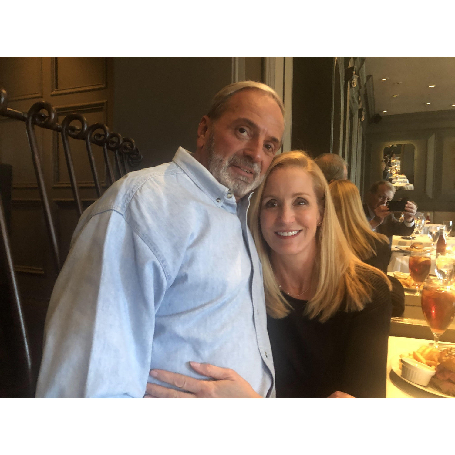 One of our first dinner dates at Aria Restaurant in Buckhead.
