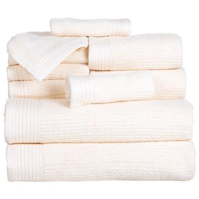 Solid Bath Towels And Washcloths 10pc - Yorkshire Home