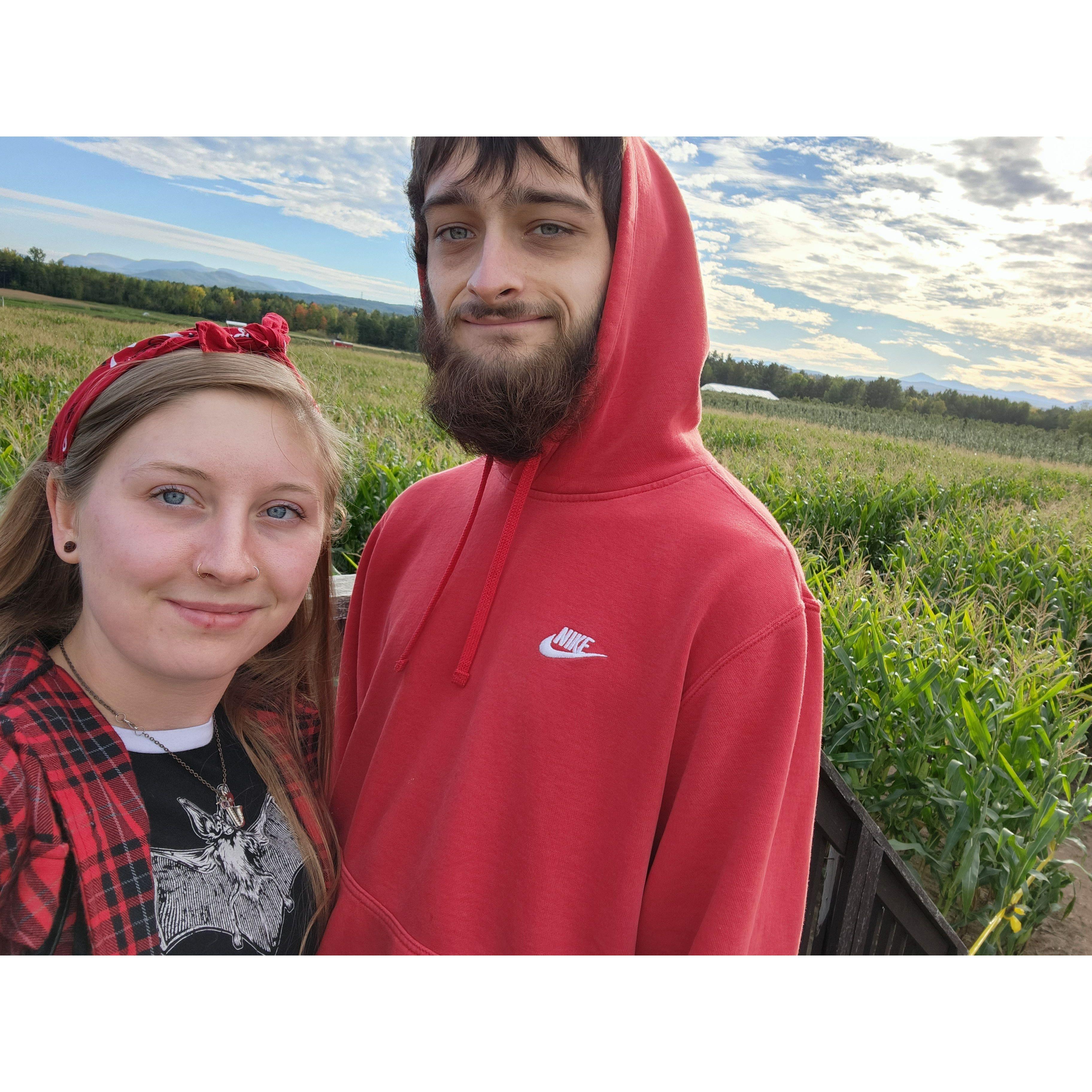 Our first Rulfs corn maze date in 2022