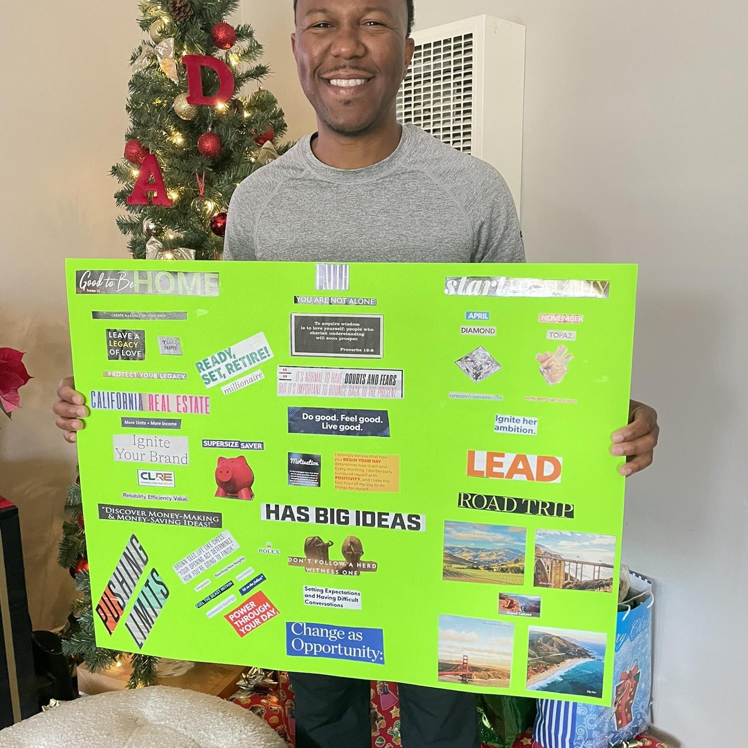 Demetrius’ Vision Board