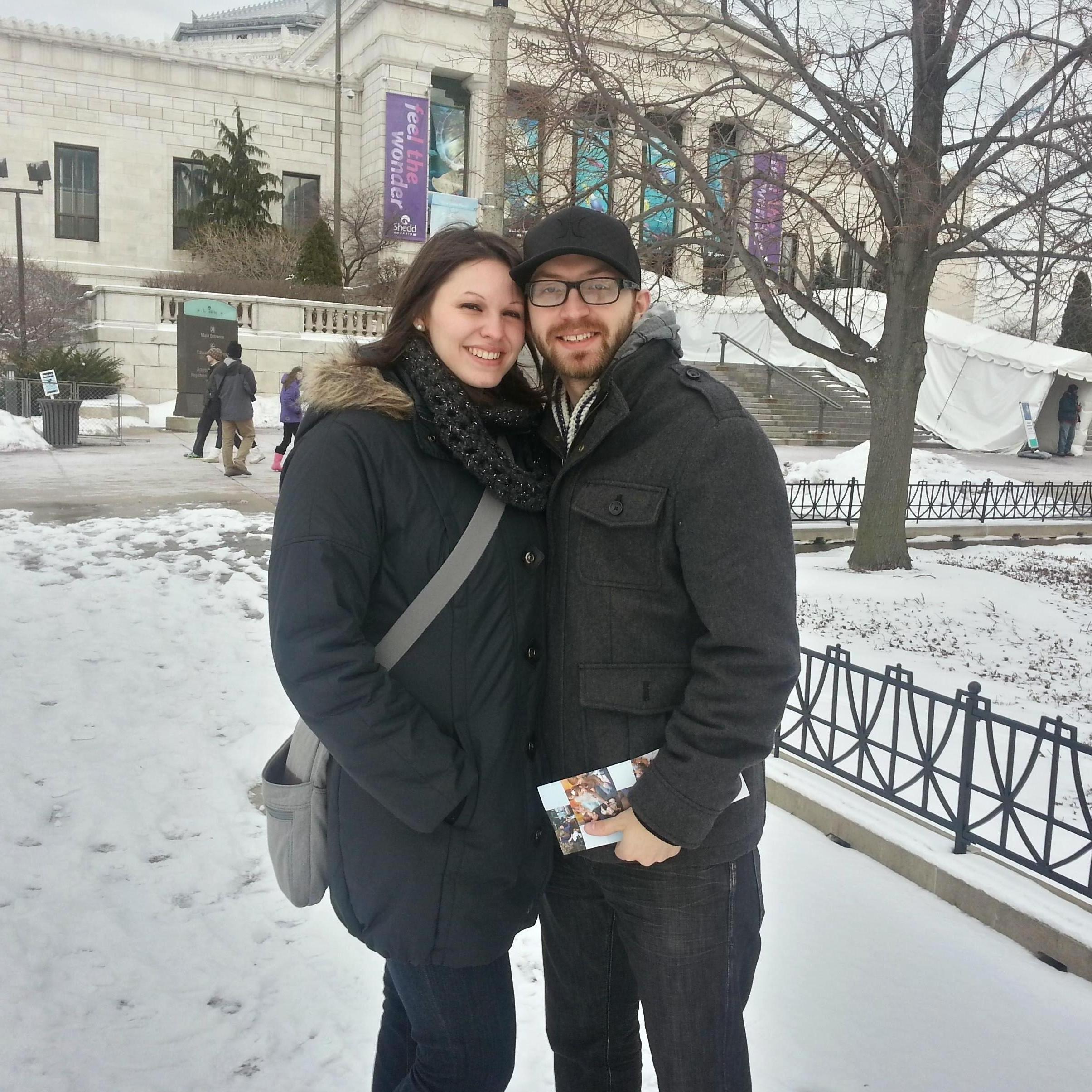 Out and about on a cold date at the Shed - 1/19/2014