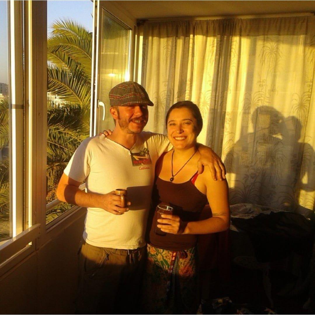 Before a stand-up comedy show in Viña del Mar, Chile.