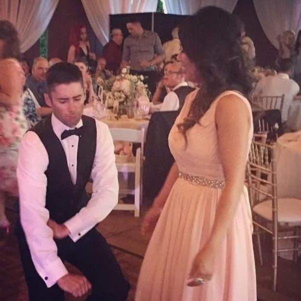 Kev better be this ready to dance at our own wedding!