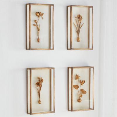 Fleur de Tole Gold Wall Décor