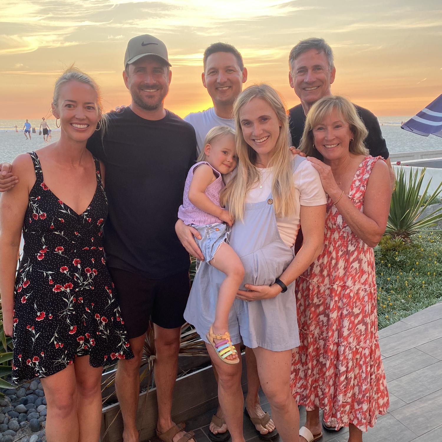 Patterson Family at the beach