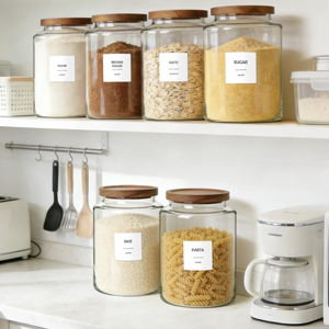 2Pcs (4.2Qt) Storage Containers