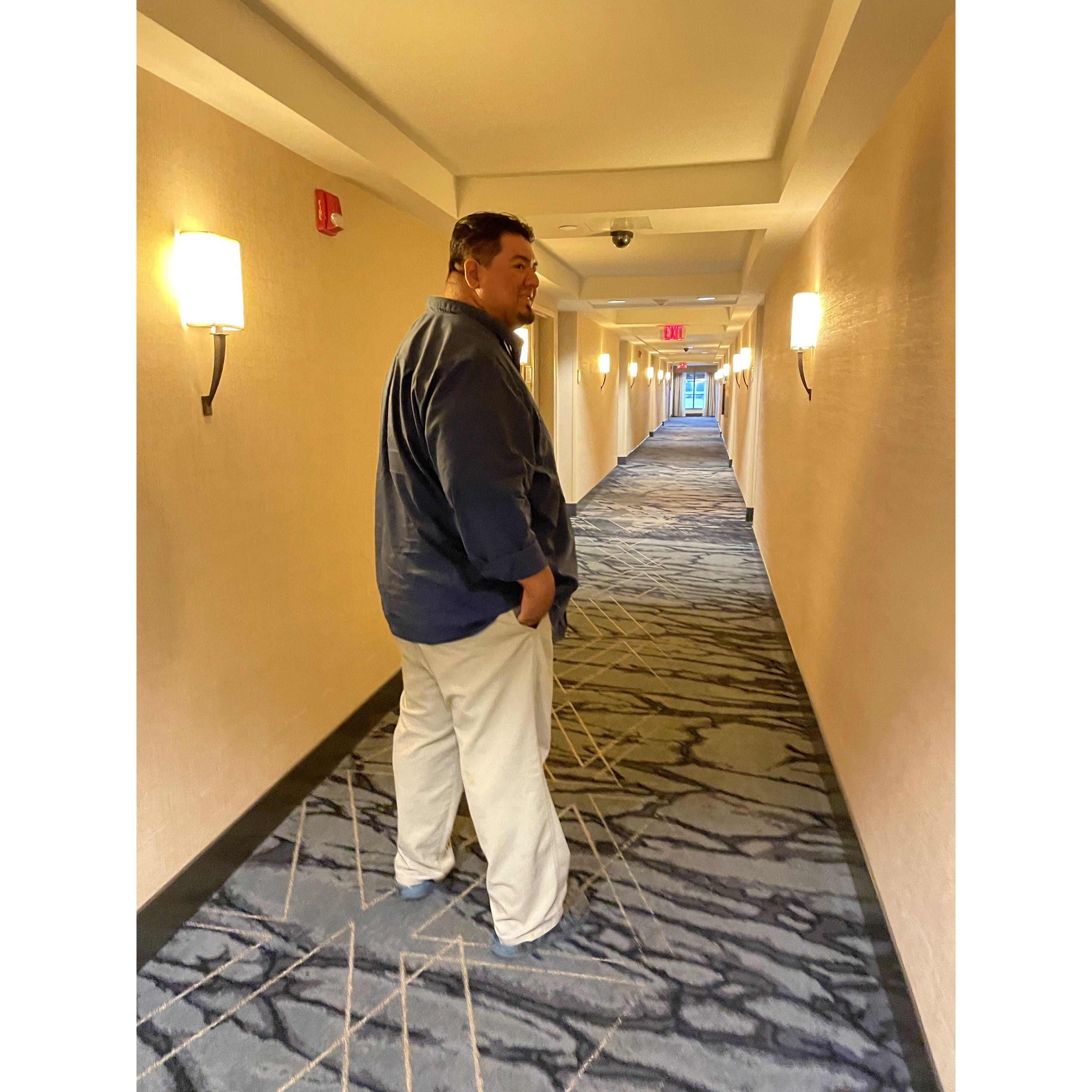 Miguel on one of our many adventures